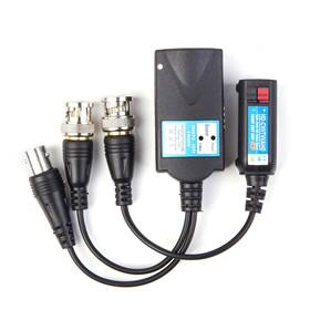 Xenocam 796168115525 Mini Cctv Bnc Hd Cvi/tvi/ahd/cvbs Active Video Balun Receiver Power Connec