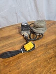 Rees Mushroom Head Palm Button & Edward's Adaptable Alarm Bell Wall Mount Lot. Fixed Price $89.00.