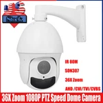 SONY307 Cmos 36X 1080P Ahd/tvi/cvi/cvbs 4 In Ptz Speed Dome Camera 80M Ir Us. Fixed Price $128.00.