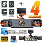 4 Channel 360 Front Rear Inside Dashcam, Fhd 1080P Car Dvr Camera Wifi. Fixed Price $40.00.
