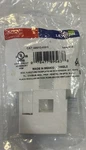 Lot Of Leviton 49910-SW2 Port Modular Furniture Faceplate White. Fixed Price $30.00.