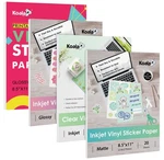 Lot 20-100 Koala Printable Vinyl Sticker Paper Glossy/ Matte/ Clear Inkjet Laser. Fixed Price $39.99.