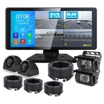 10.36" Touch Screen Quad Monitor Dvr BLUETOOTH+360 View Front Side Rear Cameras. Fixed Price $199.00.