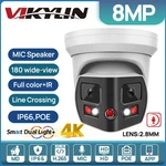 Vikylin 4K 8MP 180 Panoramic Ip Camera Speaker Full-color+ir Outdoor Us. Fixed Price $109.25.