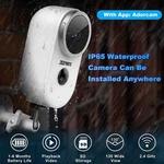 Wireless Surveillance Security Camera, Waterproof Rechargeable For Kitchen Home. Fixed Price $75.14.