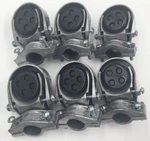 Lot Of (6) Thomas Betts T&b SH-101 Service Entrance Header 1/2 Clamp-on 4 Hole. Fixed Price $24.99.