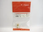 On-q Legrand WP3461-WH Rca F-connector Keystone White (T56). Fixed Price $9.99.