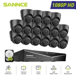 Sannce 16CH 1080P Hdmi 5IN1 Dvr Security Camera System Outdoor Exir Night Vision. Fixed Price $97.49.