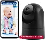 4MP Indoor Cameras For Home Security, 2.4/5G Wifi Baby/dog Monitor With Phone Ap. Fixed Price $20.78.