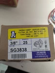 (pack Of 20PCS) Elliott Electric Supply - Arlington SG3838 3/8" Twin Dplx. Fixed Price $60.00.