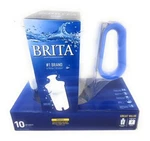 Brita New Sealed Large 10-CUP Water Pitcher With 2 Standard Filters. Fixed Price $32.99.
