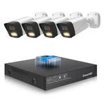 3MP Security Camera System Nvr Poe Ip Wired Night Vision 1TB Hdd. Fixed Price $135.00.