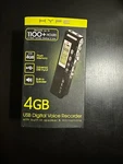 New: Hype 4GB Usb Digital Voice Recorder 70+ Hours;microphone; Plus Hookup. Fixed Price $9.99.