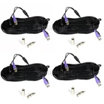 4X 100FT Hd Security Camera Video Power Cable Surveillance System Wire Cord WT6. Fixed Price $28.90.