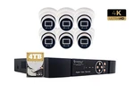 Evertech 4K 8MP Channel 6X Poe Ip Network Security Camera System. Fixed Price $619.99.