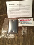 New Ets SM1-P Surveillance Microphone Stainless. Fixed Price $65.00.