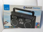 Ilive Retro Bluetooth Portable Boombox W/ Digital Fm Radio Power Supply IBB683B. Fixed Price $59.00.