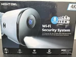 Night Owl 10 Channel Wi-fi Nvr With 2TB Camera 4K CL-BT8WN2-F88L. Fixed Price $279.99.