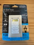 Ge/jasco My Touch Smart Simple Set In-wall Programmable Digital Timer White. Fixed Price $11.95.