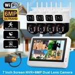 Wireless Cctv System With Monitor 8CH Nvr 6MP Security Outdoor Us. Fixed Price $198.09.