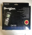 Sleuthgear Voice D4100 Digital Stereo Recorder 130 Hrs 2 Gb Plug & Play. Fixed Price $80.50.