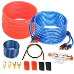 Xmsjsiy Car Audio Wiring Kit Amplifier Cable 4 Meters, Red, Black, Blue, Gold. Fixed Price $21.72.