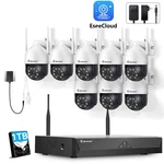5MP Ptz Security Camera System Outdoor Wireless Audio Cctv 10CH Nvr Night Vision. Fixed Price $311.49.