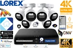 Lorex Fusion Dvr 4K 12-CHANNEL 2TB Analog 6 Bullet Cameras Wired System New. Fixed Price $654.99.