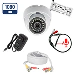 Evertech 1080P Security Dome Camera 50FT Cable, Cctv Mic Power Adapter. Fixed Price $47.99.