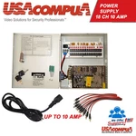 16 Ch Power Supply Cctv Camera 18 Port 12V Dc+ Pigtail Auto Reset Professional. Fixed Price $71.71.