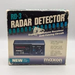 New Maxon RD-3 Superheterodyne Radar Detector Old Stock. Fixed Price $32.80.