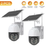 2PCS Sansco Wi-fi Solar Ptz 3MP Security Camera 2-WAY Audio 385 Pir Wireless. Fixed Price $109.98.