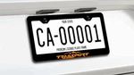 Orange Trailsport License Plate Frame Black Metal With Screws & Caps. Fixed Price $22.95.