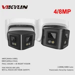 Vikylin 8MP 4MP 170 Panoramic Security Camera Dual Lens Light Built-in. Fixed Price $99.75.