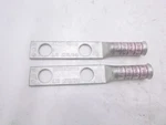 Pack Burndy 2-HOLE Terminal Lug YAV252NFXB Tin Plated Copper Pink. Fixed Price $47.49.