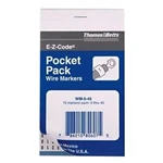 Thomas & Betts WM-0-45 Wire Book 3" X 5" Vinyl Cloth 460 Markers. Fixed Price $59.06.