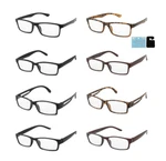 Distance Glasses Square Frames Near Sighted -1.75 To -4.00 Negative Strengths. Fixed Price $12.99.