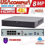 Uniview 16MP Nvr Ndaa-compliant 8-CH Poe Ip Network Security 2TB Pur. Fixed Price $449.45.
