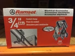 Ramset (box Of 50) 3/4" (19 Mm) Concrete Conduit Clamp 34CCSS10L. Fixed Price $24.95.
