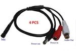 4 Pcs High Sensitivity Cctv Microphone For Security Camera & Dvr Surveillance. Fixed Price $14.99.