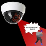 Maximalpower Fake Cctv Security Dummy Dome Camera W/ Red Led Light For Home Lot. Fixed Price $34.97.