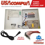 9 Ch Power Supply Cctv Camera Port 12V 5A Dc+ Pigtail Auto Reset Professional. Fixed Price $55.49.
