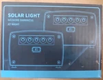 Oossxx Solar Led Security Lights 2-PACK Box, Contents Unopened. Fixed Price $12.00.