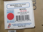 Alarm TS-21R Momentary Mushroom Push Exit Button Station. Fixed Price $99.99.