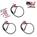 3 Pcs Security Microphone For Cctv Camera Audio Surveillance. Fixed Price $14.75.