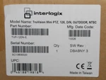 Nos Interlogix Truvision Mini Ptz .TVP-12DN-E Analog Camera, 12X, Day/night,. Fixed Price $50.00.