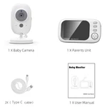New 3.5'' Video Baby Monitor Night Vision Security Cam 2.4G Mother Kid Way Aud. Fixed Price $99.99.