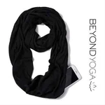 Beyond Yoga Hidden Pocket Infinity Scarf Black Nwt Neck Wrap Phone Storage. Fixed Price $32.00.