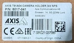 Axis T91A04 Camera Holder 3/4" Nps 5017-041 Many Available Same Day Shipping. Fixed Price $24.99.