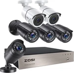 Zosi 8CH 1080P H.265+5MP Lite Cctv Home Security Cameras With Audio Night Vision. Fixed Price $155.03.